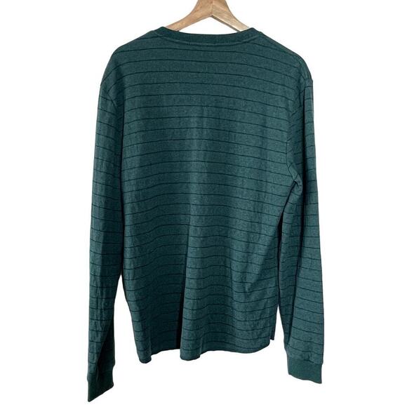 Marine Layer  Double Knit Stripe Men's  Henley Shirt Size L‎ - Picture 2 of 6